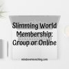 slimming world membership can be onilne